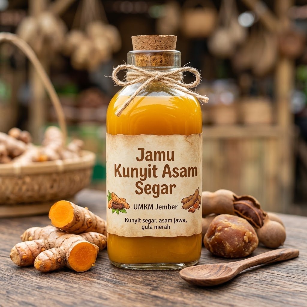 Jamu Kunyit Asam Segar